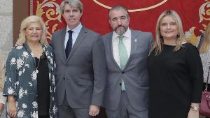 Ángel Garrido durante el acto
