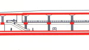 Sección estación Campo de las Naciones