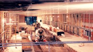 Estación Mar de Cristal en obras