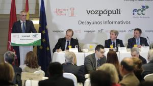 Garrido durante su intervención
