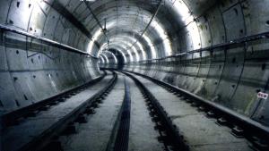 Túnel terminado con superestructura