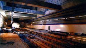 Fases de construcción estación de Barajas