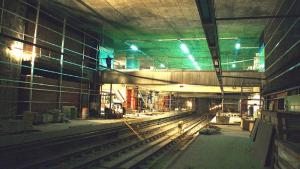 Obras en andenes