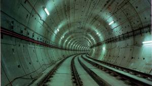 Túnel EPB y vía hormigonada