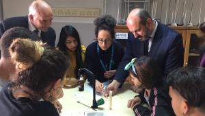 Pedro Rollán en el IES Emperatriz María de Austria