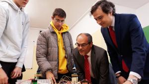 Rafael van Grieken en el instituto Complutense de Alcalá de Henares