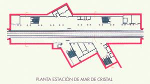 Planta estación de Mar de Cristal