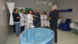 Enrique Ruiz Escudero en el Hospital Universitario de Torrejón