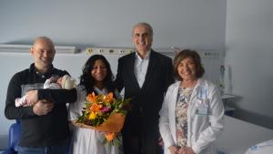Enrique Ruiz Escudero en el Hospital Universitario de Torrejón