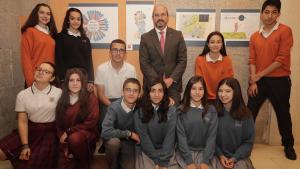 Pedro Rollán ha entregado hoy en la Real Casa de Correos los premios del concurso escolar de carteles sobre la UE Pedro Rollán ha entregado hoy en la Real Casa de Correos los premios del concurso escolar de carteles sobre la UE