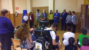 Rafael van Grieken en el Centro Público de Educación Especial (CEE) Vicente Ferrer de San Sebastián de los Reyes