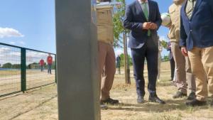 Carlos Izquierdo en el Parque Forestal de Valdebernardo