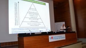El Dr. José Antonio Rubio, durante su ponencia