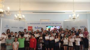 Rafael van Grieken entrega los galardones del programa educativo CuídatePlus Rafael van Grieken entrega los galardones del programa educativo CuídatePlus