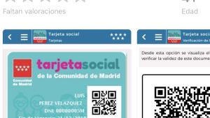 Tarjeta Social Comunidad de Madrid