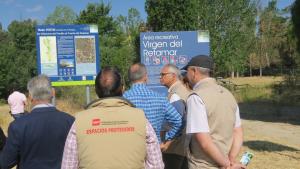 Carlos Izquierdo en el Área Recreativa del Puente de Retamar, en el Parque Regional del Curso Medio del río Guadarrama