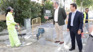 El presidente en funciones de la Comunidad de Madrid, Pedro Rollán, visitando las obras de rehabilitación integral del polígono Európolis, en el muni Pedro Rollán visitando las obras de rehabilitación integral del polígono Európolis, en el municipio de Las Rozas de Madrid