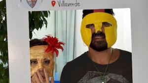Actividad de máscaras en la celebración del Día Mundial de la Salud Mental en Villaverde (2017)