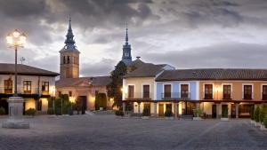 Vista nocturna de Navalcarnero
