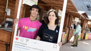 Isabel Díaz Ayuso durante la visita