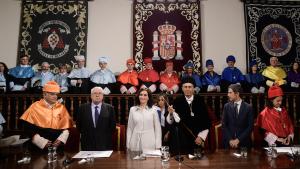 Díaz Ayuso defiende atraer el talento internacional a la Comunidad de Madrid para reforzarla como capital mundial del español Acto de inicio del curso