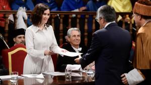Díaz Ayuso defiende atraer el talento internacional a la Comunidad de Madrid para reforzarla como capital mundial del español Acto de inicio del curso