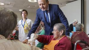 Reyero durante la visita