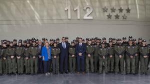 La Comunidad se personará en los procedimientos judiciales relacionados con los incendios provocados Imagen de Enrique López durante la toma de posesión de los 38 nuevos Agentes Forestales