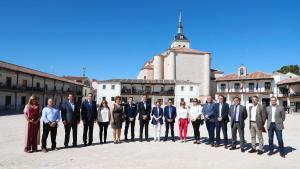 Imagen de Ignacio Aguado durante la visita al municipio de Colmenar de Oreja con motivo del Día Mundial del Turismo