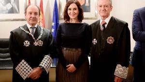 Imagen de Isabel Díaz Ayuso durante la solemne de apertura del Año Judicial