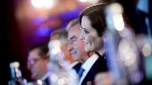 Isabel Díaz Ayuso durante la clausura del III Congreso Iberoamericano CEAPI