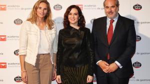 Isabel Díaz Ayuso en la V edición de los Premios de la Academia Madrileña de Gastronomía