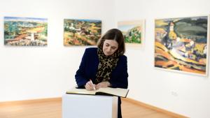 Marta Rivera visita Olmedo de las Fuentes
