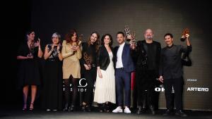 Diaz Ayuso durante la entrega de premios