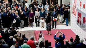 Isabel Díaz Ayuso durante la inauguración de la XX Edición del Salón del Vino