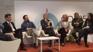 Jaime Sánchez durante la COP25