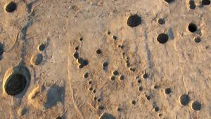Imagen de la planta cabaña Hierro I del yacimiento de La Cuesta