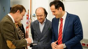 Ignacio Aguado visita al Instituto Madrileño de Estudios Avanzados en Nanociencia