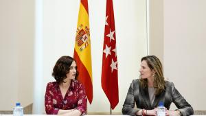 Isabel Díaz Ayuso durante la reunión