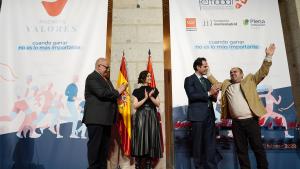 Isabel Díaz Ayuso durante la gala organizada por la Federación Madrileña de Deportes para Discapacitados Intelectuales