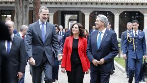 Isabel Díaz Ayuso con Felipe VI