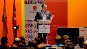 Ignacio Aguado durante el II Congreso Deporte y Diversidad