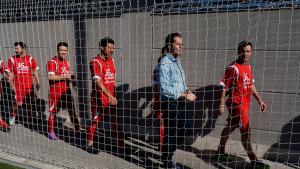 Ignacio Aguado en el partido