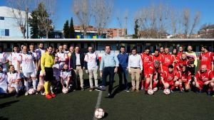Ignacio Aguado en el partido