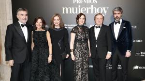 Díaz Ayuso durante la gala de los Premios Mujerhoy