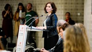 La presidenta ha inaugurado hoy la mesa redonda Retos para la mujer en el siglo XXI