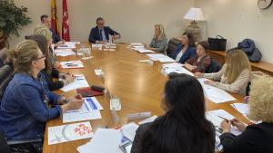 Enrique López preside la reunión del Observatorio Regional de Violencia de Género Enrique López durante la reunión del Observatorio Regional de Violencia de Género