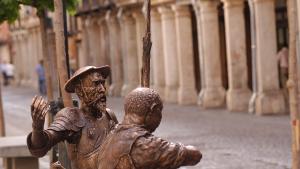 Don Quijote y Sancho Panza en Alcalá de Henares 