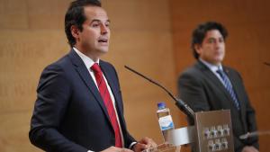 Ignacio Aguado durante la rueda de prensa tras el Consejo de Gobierno