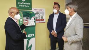 Ángel Garrido durante el acto